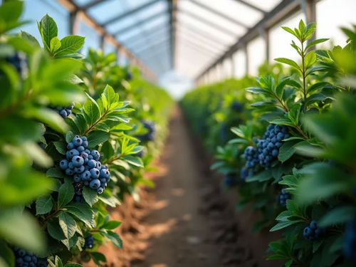 latest company blog about Greenhouse Tech Boosts Blueberry Quality for Superfruit Demand