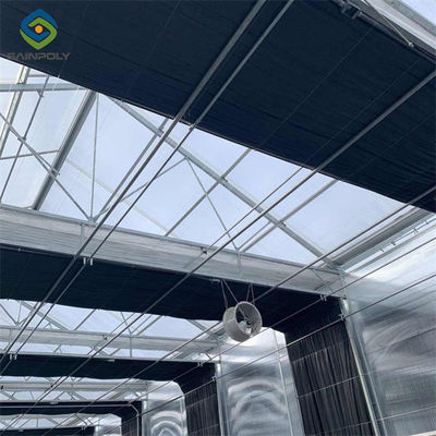 Harga yang bagus OME Multi Span Single Span Light Deprivation Greenhouse Mudah Dipasang on line