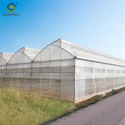 Good price Vegetables Fruits Growing Gothic Shaped Greenhouse PO PEP Plastic Film Covering online