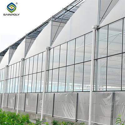 Good price Galvanized Steel Gothic Shaped Greenhouse Snow Resistance With Ventilation System online